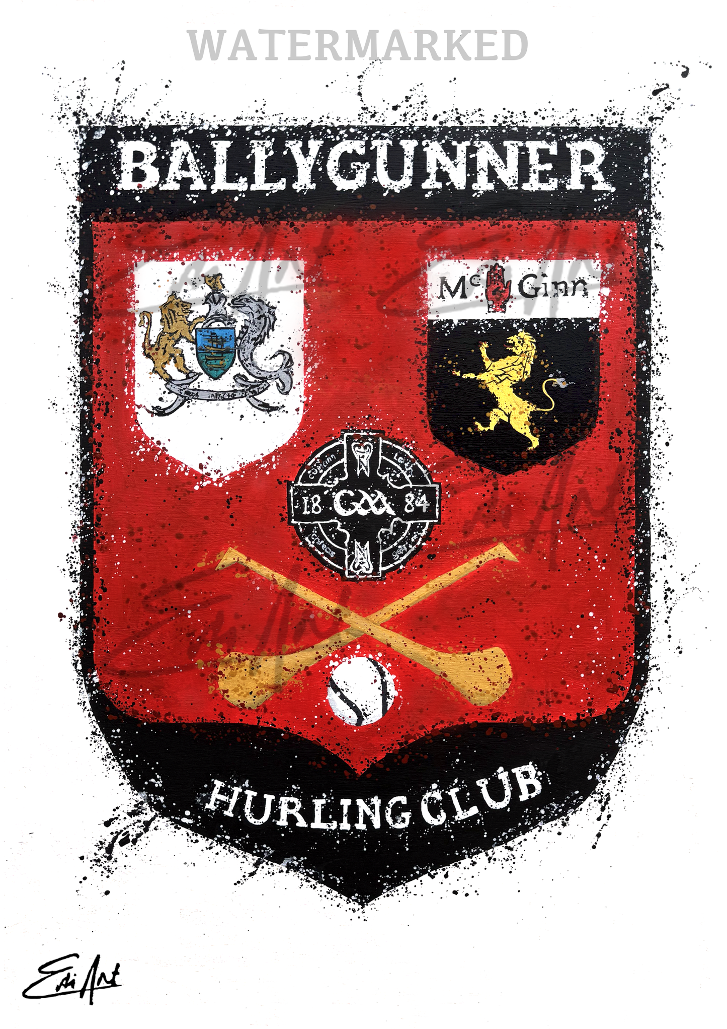 "BALLYGUNNER GAA" (Limited Edition Print)
