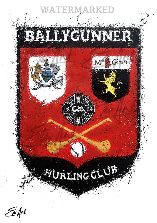 "BALLYGUNNER  GAA" (Limited Edition Print)